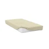 Prześcieradło z gumką 180 x 200 x 25 cm Soft Jersey, kremowe