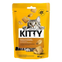 Przekąska dla kota Kitty, poduszeczki, 8 x 60 g, ser