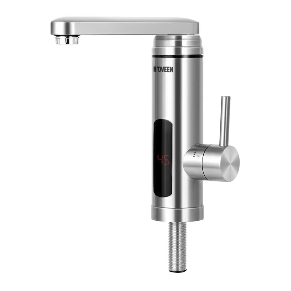 Przepływowy podgrzewacz wody Noveen IWH560 Inox, LED, 2 – 2,5 l/min