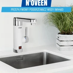 Przepływowy podgrzewacz wody NOVEEN IWH460, LED, 2 – 2,5 l/min