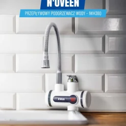 Przepływowy podgrzewacz wody NOVEEN IWH360, LED, 2 – 2,5 l/min