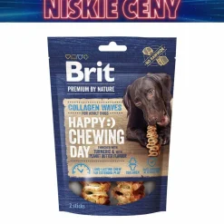 Przysmak dla psa Brit Premium By Nature, z kolagenem, falbanki, 15 x 2 szt.