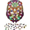 Puzzle drewniane konturowe lew, 250 elementów
