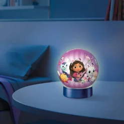 Puzzle Ravensburger Koci Domek Gabi, świecąca kula 3D, 75 elementów