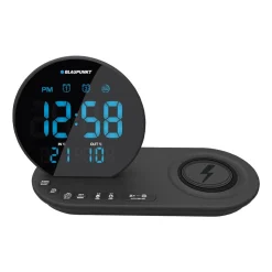 Radiobudzik Blaupunkt CR85BK Charge, FM, PLL, z ładowarką indukcyjną