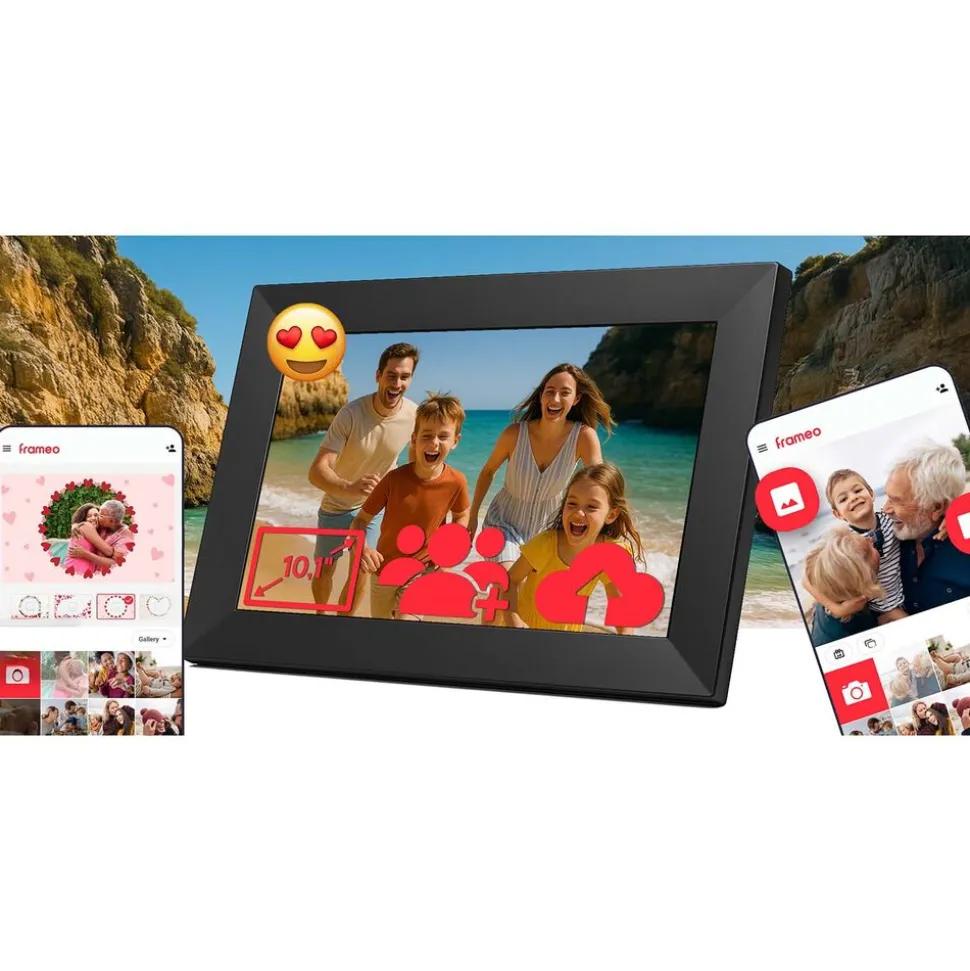 Ramka cyfrowa na zdjęcia Blow Frameo WiFi, 10,1', 16 GB, czarna