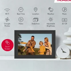 Ramka cyfrowa na zdjęcia Thomson F10, 10”, 32 GB, czarna