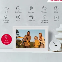 Ramka cyfrowa na zdjęcia Thomson F10W, 10”, 32 GB, biała