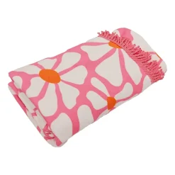 Ręcznik plażowy 150 cm Smukee Home, różowy