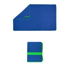 Ręcznik z mikrofibry 80 x 130 cm Faro Fitness, z gumką, niebieski
