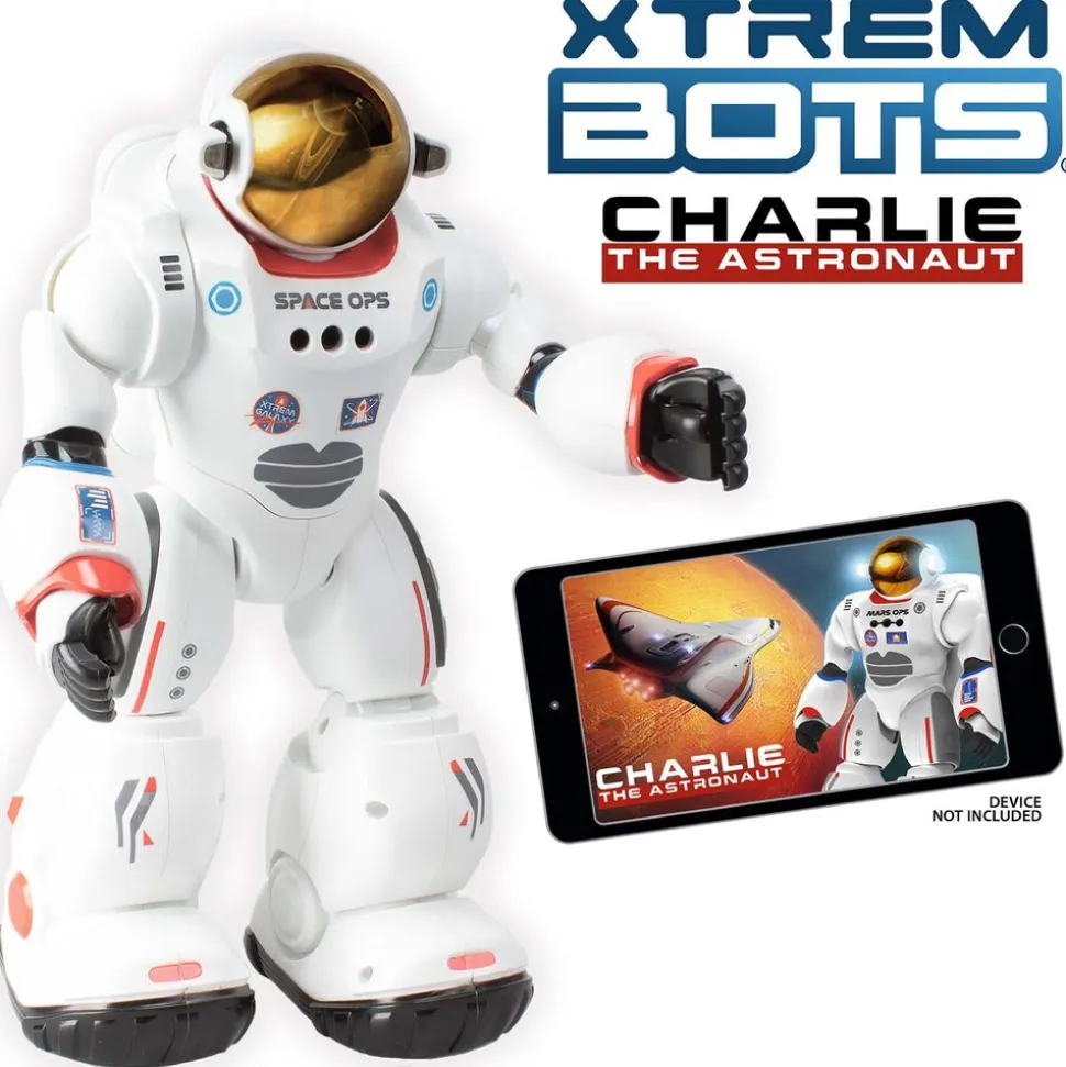 Robot Charlie Astronauta Xtrem Bots, zdalnie sterowany, możliwość programowania