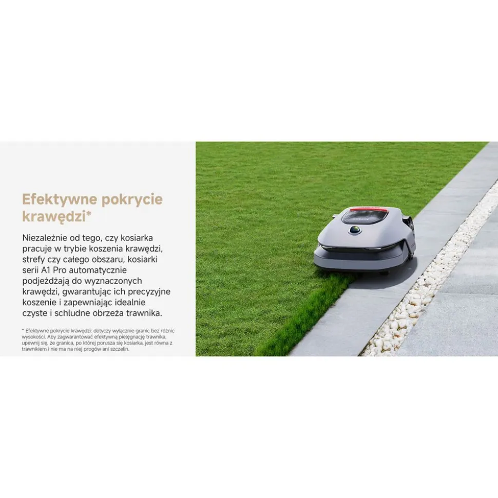 Robot koszący Dreame A1 Pro 800, obszar mapowania do 800 m2