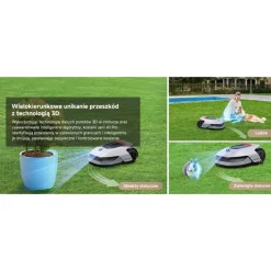 Robot koszący Dreame A1 Pro 800, obszar mapowania do 800 m2