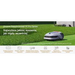 Robot koszący Dreame A1 Pro 800, obszar mapowania do 800 m2