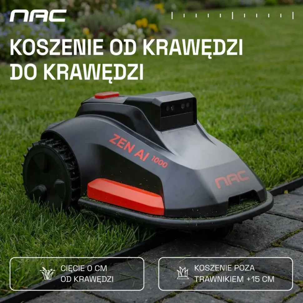 Robot koszący NAC N01000-AI, do 1000 m²