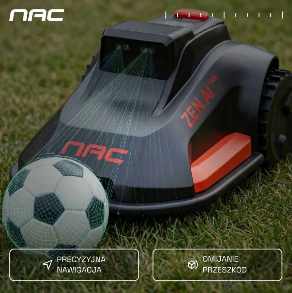 Robot koszący NAC N01000-AI, do 1000 m²