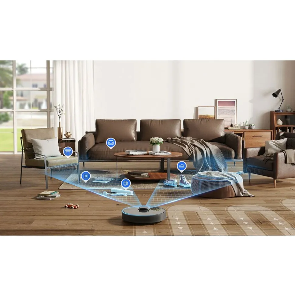 Robot sprzątający DreameBot D10s Plus, funkcja mopowania, kamera, 5000 Pa