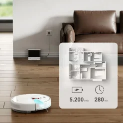 Robot sprzątający DreameBot D10s, z funkcją mopowania, 5000 Pa