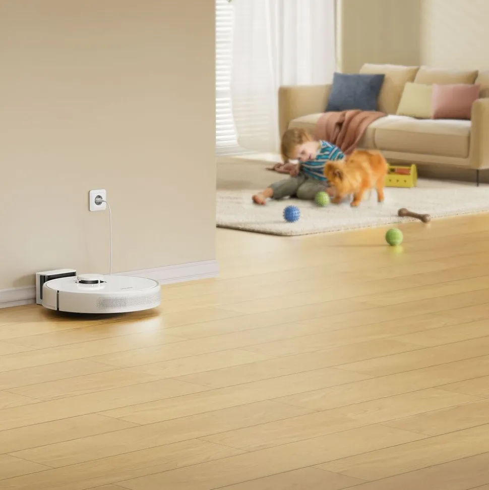 Robot sprzątający Dreame D9 Max Gen 2, z funkcją mopowania, biały