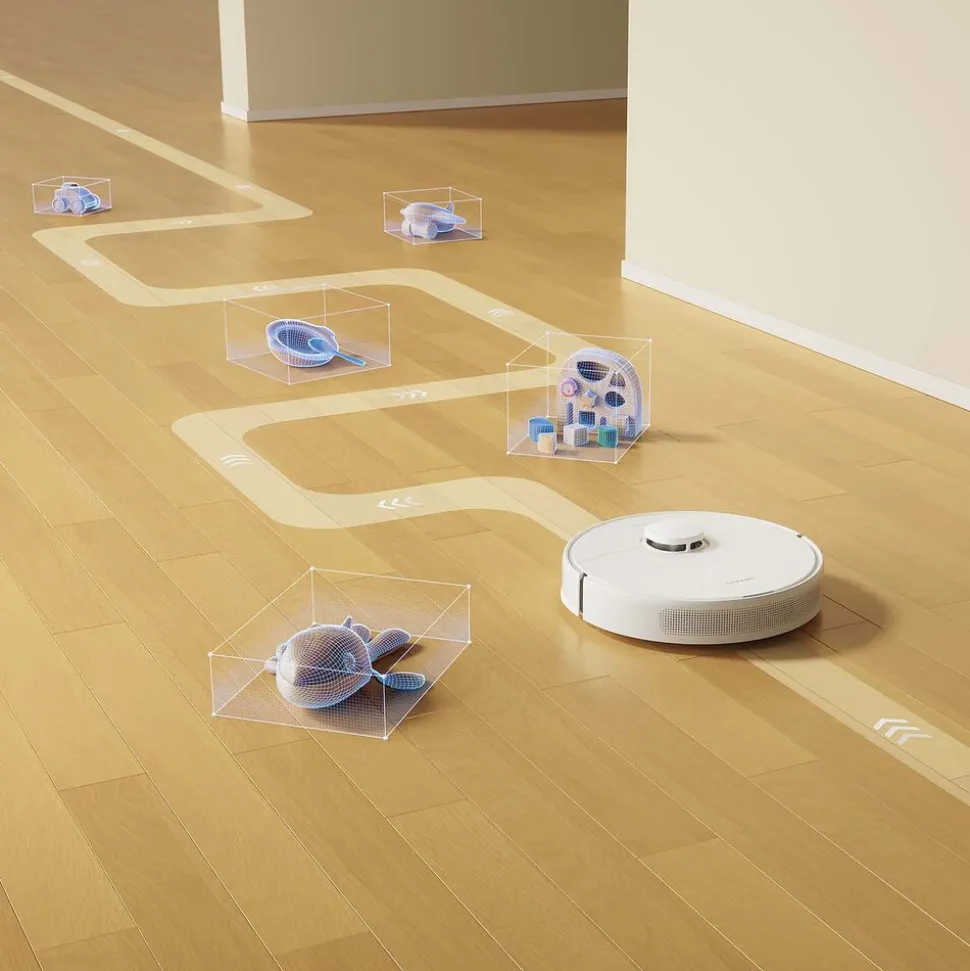 Robot sprzątający Dreame D9 Max Gen 2, z funkcją mopowania, biały