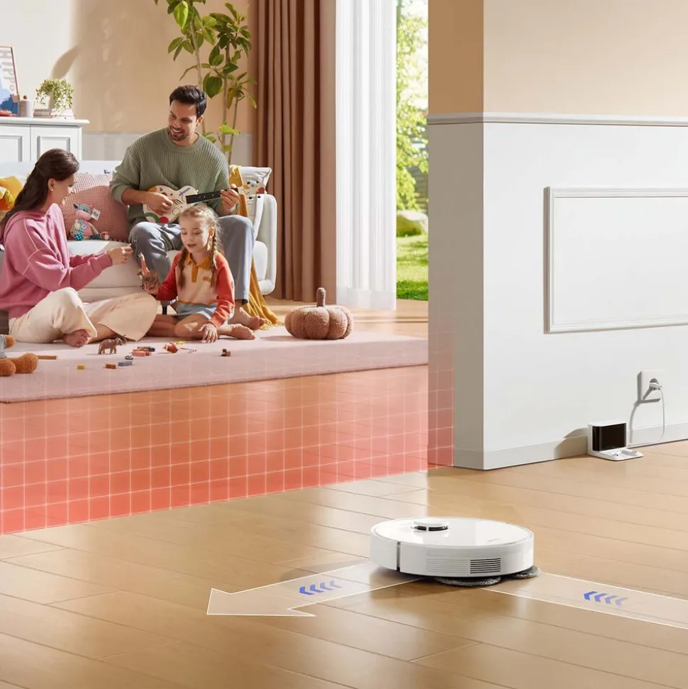 Robot sprzątający Dreame L10s Pro Gen 2, z funkcją mopowania, biały