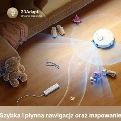 Robot sprzątający Dreame L40 Ultra A, 24 kPa, z funkcją mopowania, biały