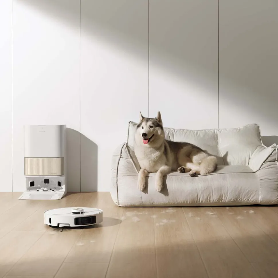 Robot sprzątający Dreame L40 Ultra, z funkcją mopowania, 11 kPa, biały
