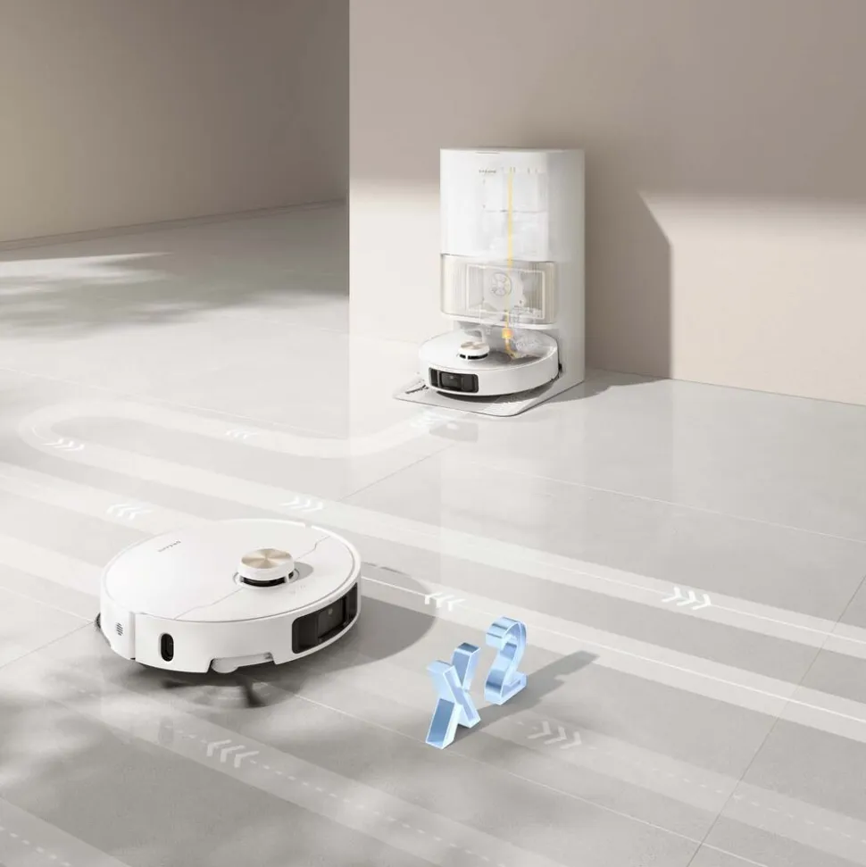Robot sprzątający Dreame L40 Ultra, z funkcją mopowania, 11 kPa, biały