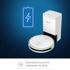 Robot sprzątający Ezviz RC3 Plus, ze stacją opróżniającą, biały