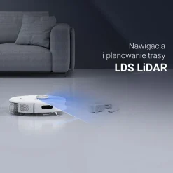 Robot sprzątający EZVIZ RE4 Plus, ze stacją opróżniającą, biały