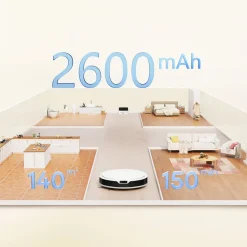 Robot sprzątający Mova M1, z funkcją mopowania, 4500 Pa