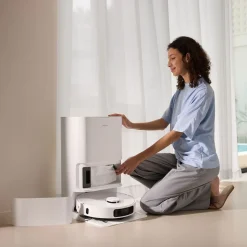Robot sprzątający Mova P10 Ultra, z funkcją mopowania i samoczyszczenia, biały