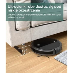 Robot sprzątający TCL Sweeva 1000, czarny, akumulatorowy
