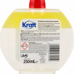 Środek do czyszczenia zmywarek Kraft, cytryna, 250 ml