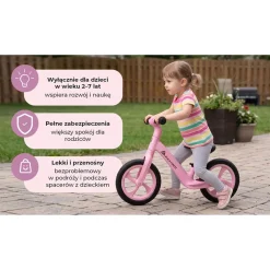 Rowerek biegowy Black Forest Speedykid, 12'', różowy