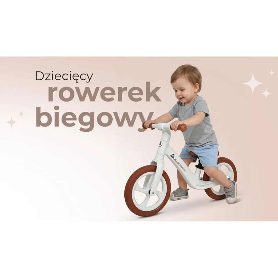 Rowerek biegowy Black Forest Speedykid, 12'', biały