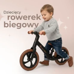Rowerek biegowy Black Forest Speedykid, 12'', czarny