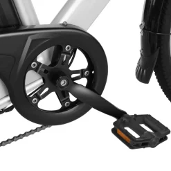 Rower elektryczny damski Ancheer AMAK00012, koła 26'', biały