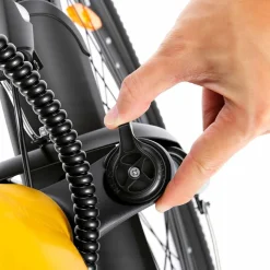 Rower elektryczny damski Bikfun AMAK00053, koła 26'', żółty