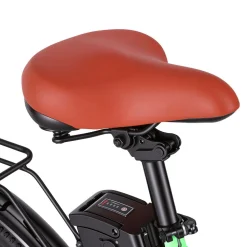 Rower elektryczny damski Bikfun AMAK00052, koła 26'', zielony