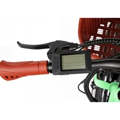 Rower elektryczny damski Bikfun AMAK00052, koła 26'', zielony
