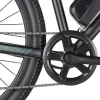 Rower elektryczny MTB Ancheer, 27,5”, czarny z zielonymi elementami