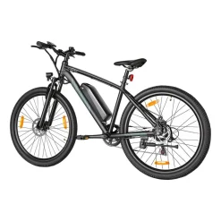 Rower elektryczny MTB Ancheer, 27,5”, czarny z zielonymi elementami