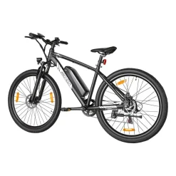 Rower elektryczny MTB Ancheer, 27,5”, czarny z białymi elementami