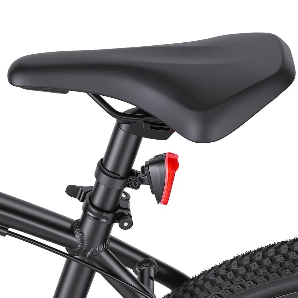 Rower elektryczny MTB Ancheer, 27,5”, czarny z białymi elementami