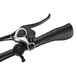 Rower elektryczny MTB Ancheer, 27,5”, czarny z białymi elementami