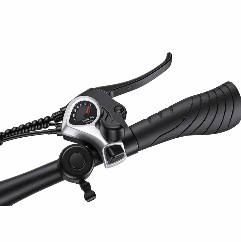Rower elektryczny MTB Bikfun AMAK00051, koła 27,5'', zielony