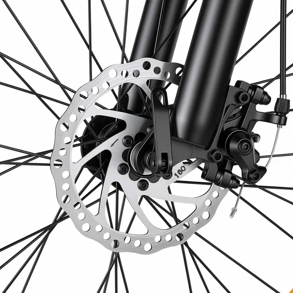 Rower elektryczny MTB Bikfun AMAK00051, koła 27,5'', zielony
