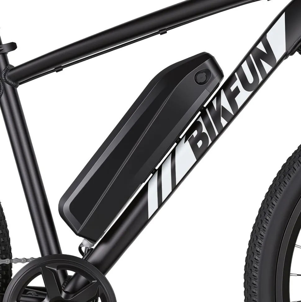 Rower elektryczny MTB Bikfun AMAK00051, koła 27,5'', biały