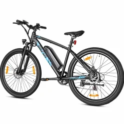 Rower elektryczny MTB Bikfun AMAK00051, koła 27,5'', niebieski